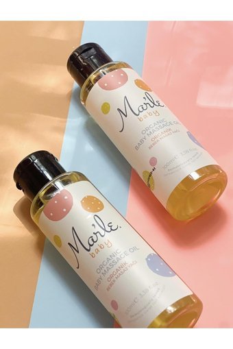 Mar'Le Organik Avokadolu Kayısılı Jojoba Yağlı Bebek Masaj Yağı 100 ml