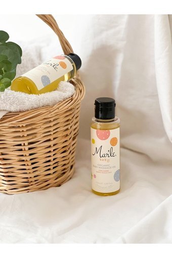 Mar'Le Organik Avokadolu Kayısılı Jojoba Yağlı Bebek Masaj Yağı 100 ml