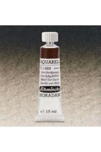 Schmincke Horadam Aquarell Seri 2 Gold Brown 654 Tekli Kuru Boya Kalemi