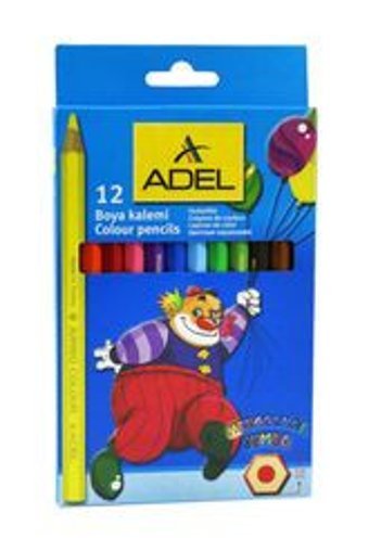 Adel 9510 12'li Jumbo Kuru Boya Seti