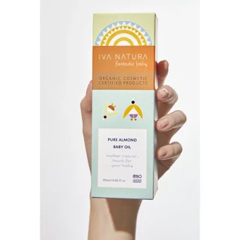 Iva Natura Fantastic Baby Organik Acı Bademli Aspirli Zeytinyağlı Ölmez Otlu Lavantalı Jojoba Yağlı Vegan Bebek Masaj Yağı 125 ml
