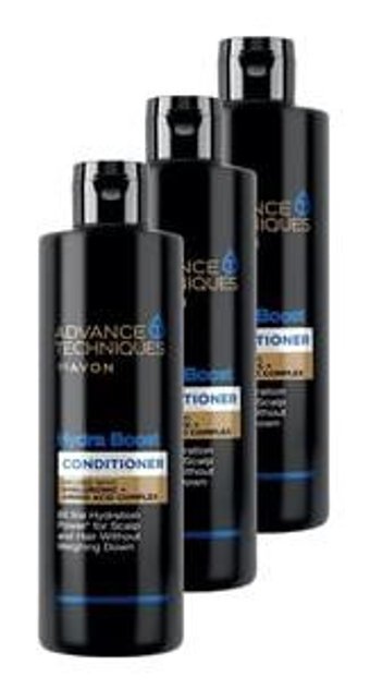 Avon Advance Techniques Amino Asit Nemlendirici Tüm Saçlar İçin Saç Kremi Durulanmayan Saç Kremi 3x250 ml