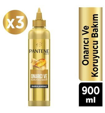 Pantene Pro-V Nemlendirici-Onarıcı Düz Saçlar İçin Durulanmayan Saç Kremi 3x300 ml