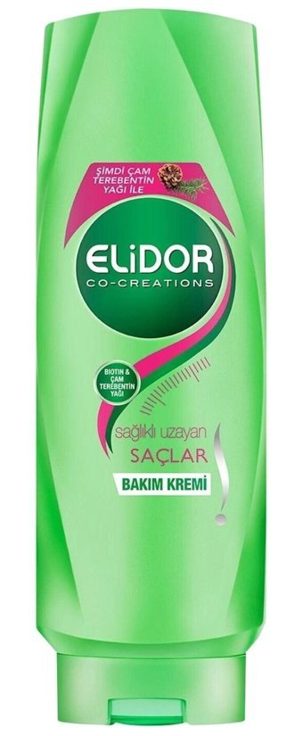 Elidor Co-Creations Çam Terebentin Silkonsuz Sülfatsız Onarıcı Tuzsuz Düz Saçlar İçin Saç Kremi 400 ml