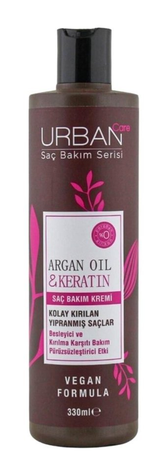 Urban Care Argan Yağlı Besleyici Keratinli Tüm Saçlar İçin Saç Kremi 330 ml