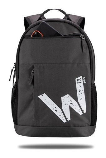 Classone BP-WTX104 WTXPro Üç Gözlü 15.6 inç Kumaş Su Geçirmez Sırt Laptop Çantası Gri