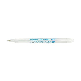 Pensan Global Plastik 0.5 mm Mavi 12'li Tükenmez Kalem