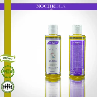 Nochebla Vegan ve Hipoalerjenik Organik Avokadolu Zeytinyağlı Vegan Hipoalerjenik Bebek Masaj Yağı 200 ml
