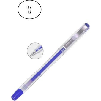 Pensan Plastik 0.5 mm Mavi 12'li Tükenmez Kalem