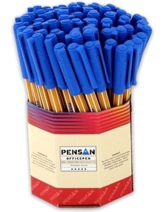 Pensan 1010 Officepen Plastik 1 mm Mavi 60'lı Tükenmez Kalem