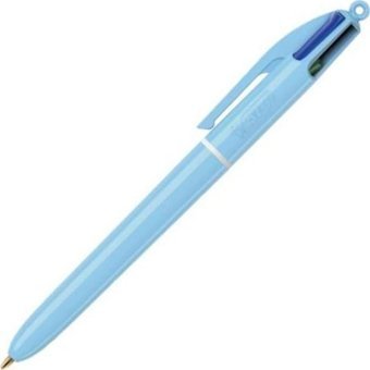 Bic Plastik 4 Renkli 1 mm Çok Renkli Tükenmez Kalem Seti