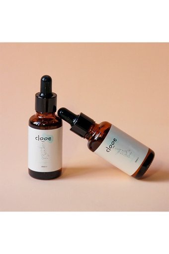 Clooe Organics Tummy Organik Ada Çaylı Bademli Hindistan Cevizli Papatyalı Bebek Masaj Yağı 30 ml