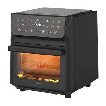 Kumtel HAF-10 XXL Airfryer 12 lt Tek Hazneli Yağsız Siyah Sıcak Hava Firtözü