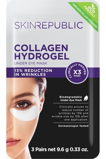 Skin Republic Kolajenli Hidrojel Göz Altı Kağıt Maskesi 6 Adet