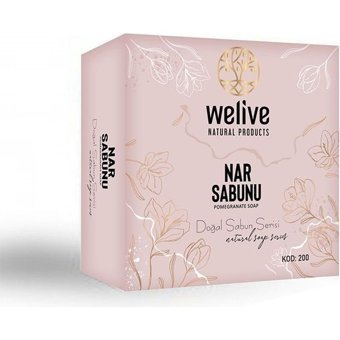 Welive Organik Nar Çiçeği Sabun 125 gr