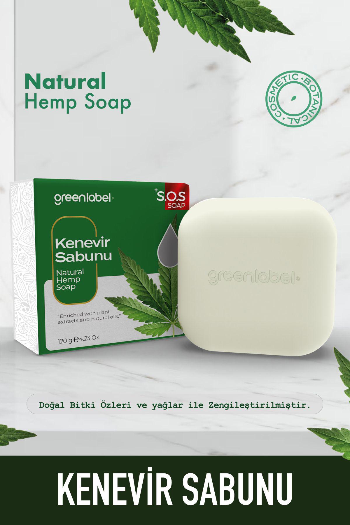 Green Label Organik Kenevir Sabun 120 gr