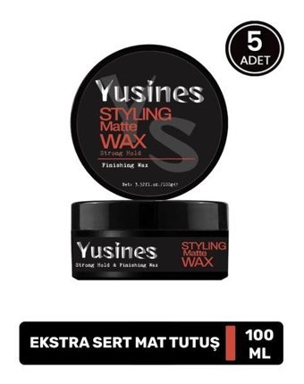 Yusines Styling Matte Mat Krem Sert 5x100 ml Wax