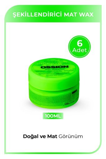 Morfose Ossion Mat Krem 6x100 ml Wax