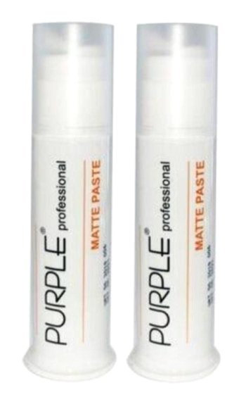 Purple Professional Matte Paste Mat Krem Sert Organik 2x100 ml Wax