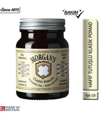 Morgan’s Classic Doğal Krem Orta Organik Shea Yağlı 100 ml Pomad