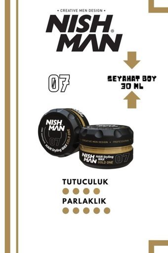 Nishman No:07 Parlak Krem Sert 30 ml Wax