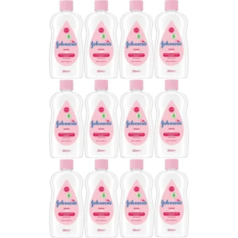 Johnson's Hipoalerjenik Bebek Masaj Yağı 12x300 ml