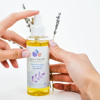 Gewn Kirish Lavanta Yağlı Vegan Bebek Masaj Yağı 2x135 ml