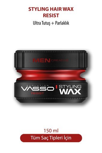 Vasso Resist Parlak Krem Sert 150 ml Wax