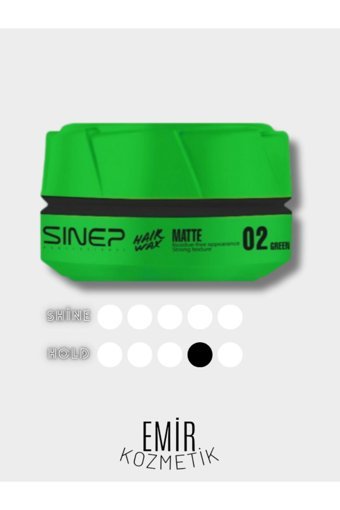 Sinep No:02 Mat Krem Sert Organik 150 ml Wax