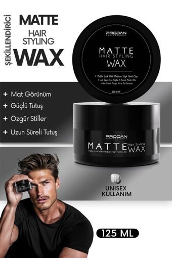 Prodan Matte Mat Krem Orta Killi Vegan 125 ml Wax