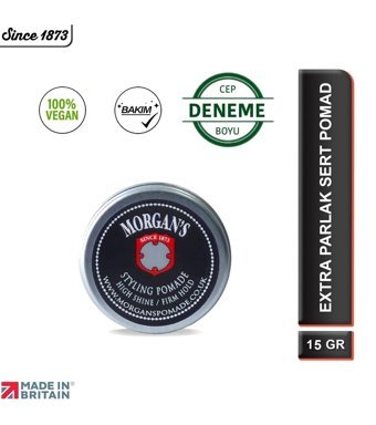 Morgan’s High Shine Parlak Krem Sert Organik 15 ml Pomad