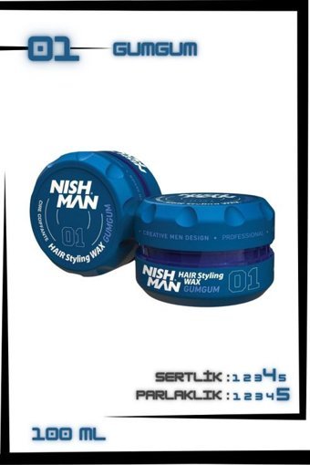 Nishman No:01 Parlak Krem Sert 100 ml Wax