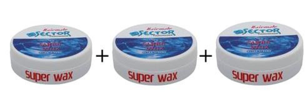 Sector Super Doğal Krem Sert Organik 3x150 ml Wax