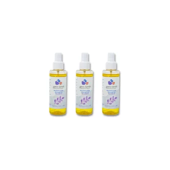 Gewn Kirish Lavanta Yağlı Vegan Bebek Masaj Yağı 3x135 ml