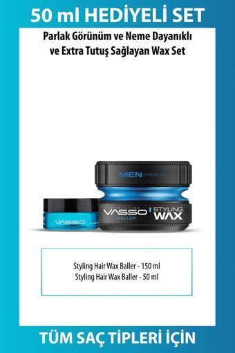 Vasso Baller Parlak Krem Orta 150 ml Wax