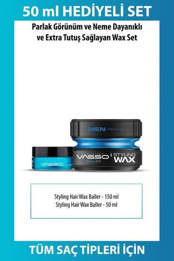 Vasso Baller Parlak Krem Orta 150 ml Wax