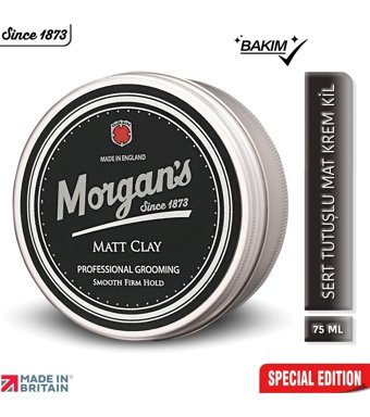Morgan’s Matt Clay Mat Krem Sert Killi Organik 75 ml Pomad