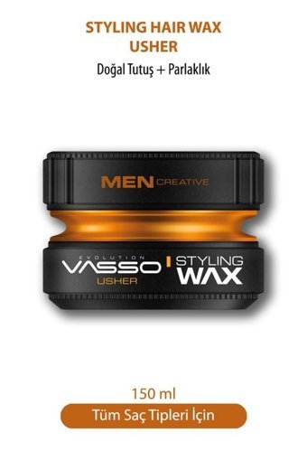 Vasso Usher Parlak Krem Sert 150 ml Wax
