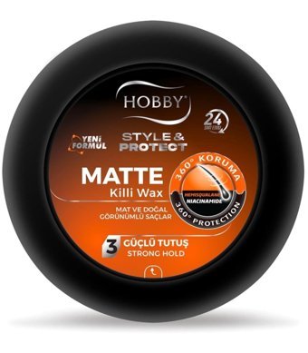 Hobby Styles & Protect Matte Doğal Krem 100 ml Wax