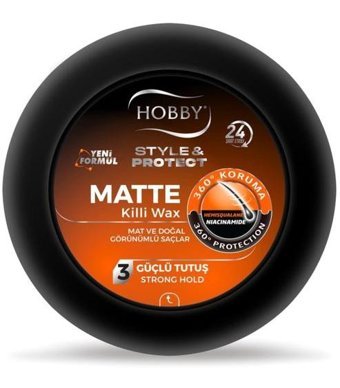 Hobby Styles & Protect Matte Doğal Krem 100 ml Wax