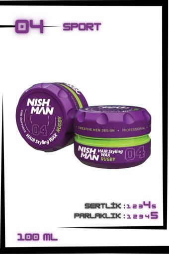 Nishman No:04 Parlak Krem Sert 100 ml Wax