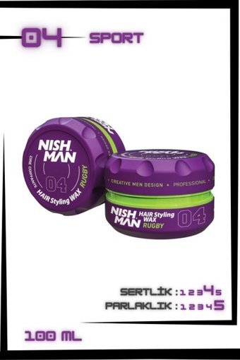 Nishman No:04 Parlak Krem Sert 100 ml Wax