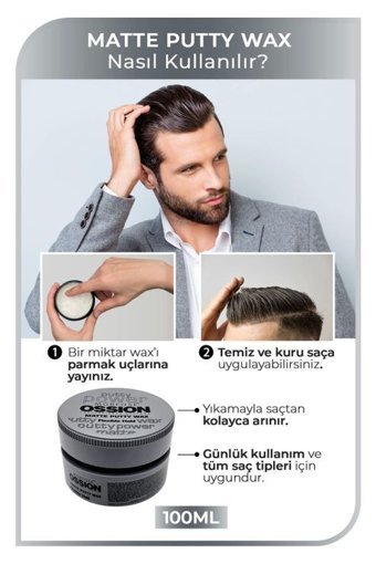 Morfose Ossion Mat Krem Orta Organik 220 ml Wax