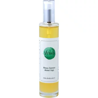 Shrub Organik Bademli Shea Yağlı Bebek Masaj Yağı