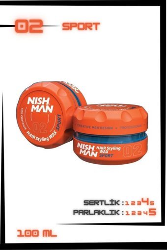 Nishman No:02 Parlak Krem Sert 100 ml Wax