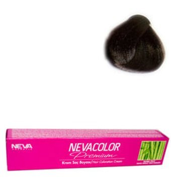 Nevacolor 5.71 Küllü Kahve Krem Saç Boyası 3x50 ml