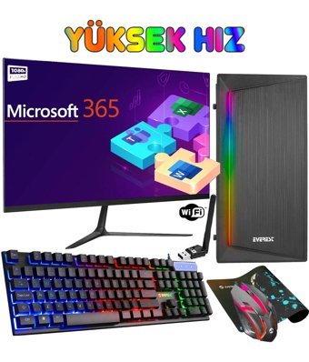 Biggamex MS59 Harici GeForce GT 730 Intel Core i5 3470 4 GB Ram 256 GB SSD Tower FreeDos Masaüstü Bilgisayar