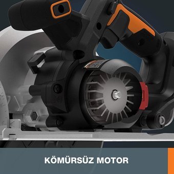 Worx Wx520 Profesyonel 20 V 6100 devir/dk 190 mm Açılı Kesim Kablosuz Akülü Şarjlı Daire Testere