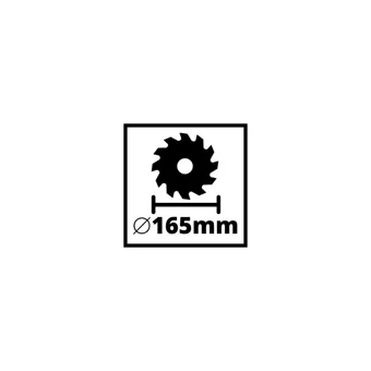 Einhell TE-CS 18/165 Li-Solo 18 V 4200 devir/dk 165 mm Açılı Kesim Kablosuz Şarjlı Daire Testere