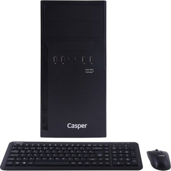 Casper Nirvana N2H.1210-8U00X-00A Dahili Intel UHD Graphics Intel Core i3 12100 8 GB Ram 250 GB SSD Tower FreeDos Masaüstü Bilgisayar